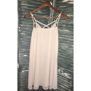 Romantic Cream and Gold Dress